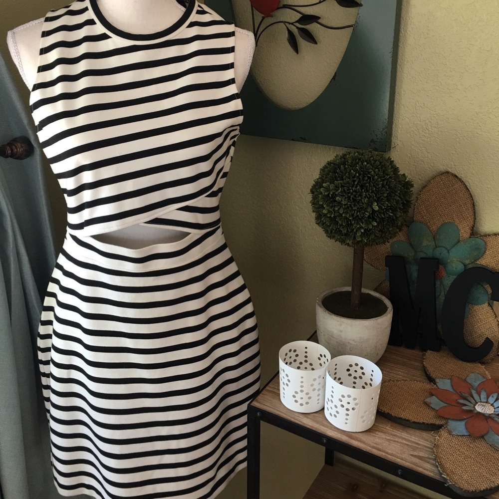 Express Stripe Dress